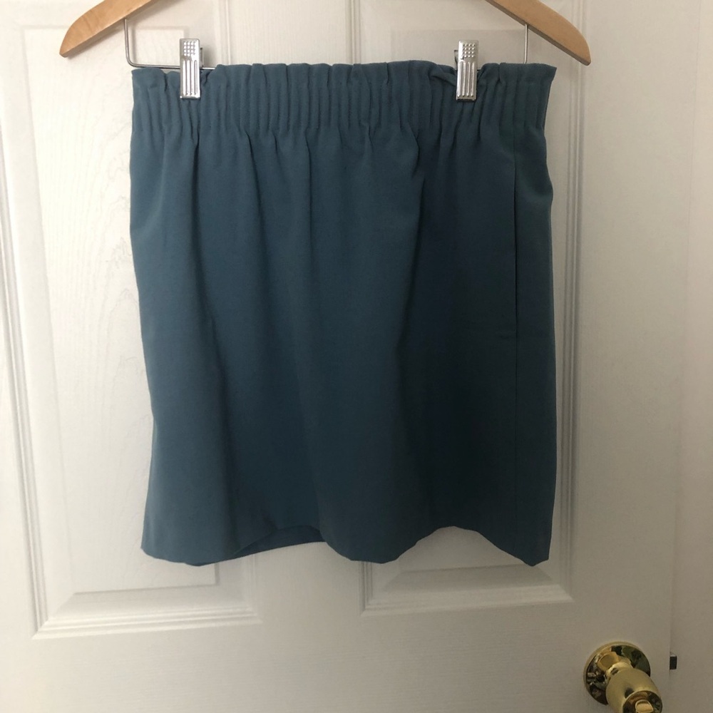 Slate blue J Crew Sidewalk Skirt